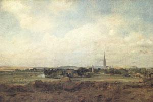John Constable View of Salisbury (mk05) China oil painting art